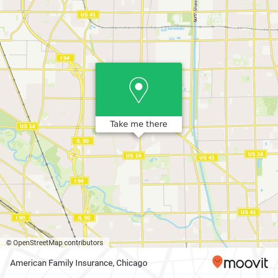 American Family Insurance map