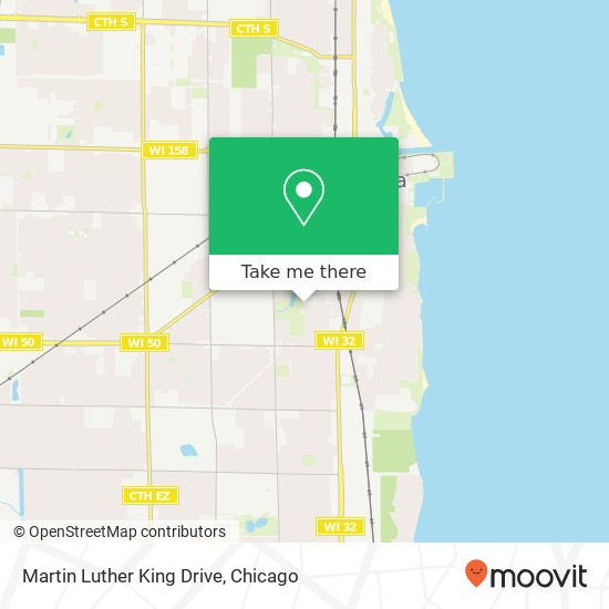 Mapa de Martin Luther King Drive