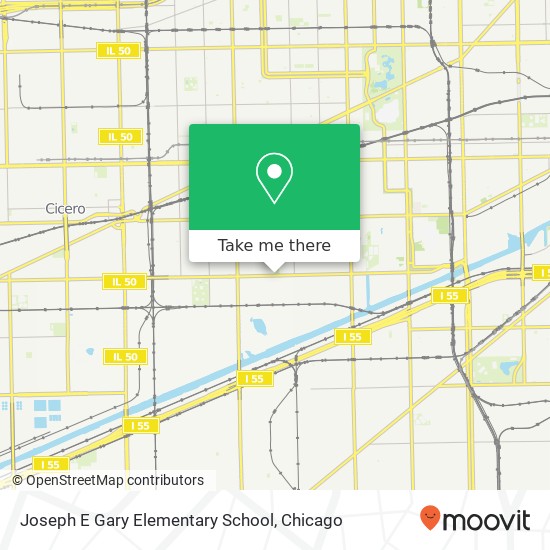 Mapa de Joseph E Gary Elementary School