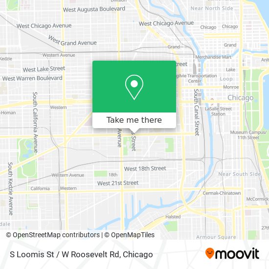 S Loomis St / W Roosevelt Rd map