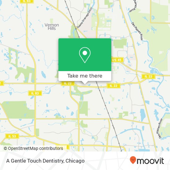 A Gentle Touch Dentistry map