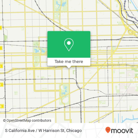 S California Ave / W Harrison St map
