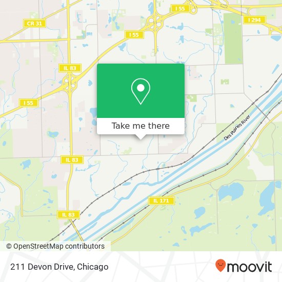 211 Devon Drive map