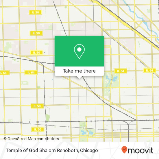 Temple of God Shalom Rehoboth map