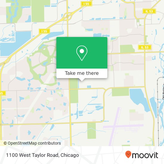 Mapa de 1100 West Taylor Road