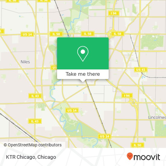 KTR Chicago map