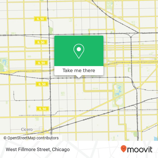 West Fillmore Street map