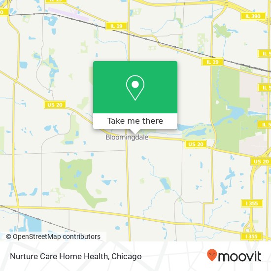 Mapa de Nurture Care Home Health