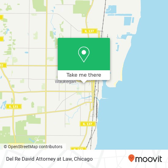 Del Re David Attorney at Law map