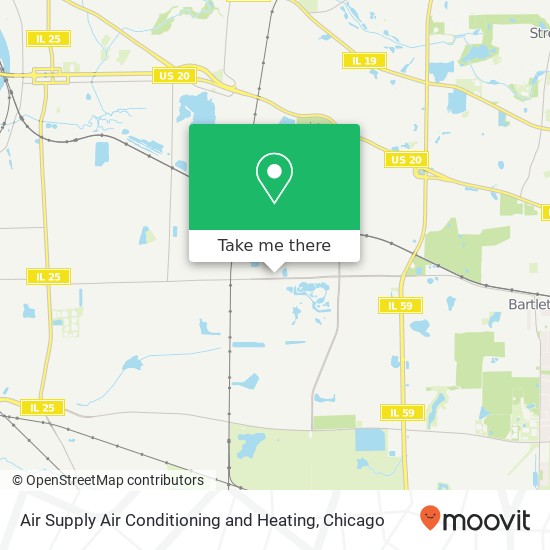 Mapa de Air Supply Air Conditioning and Heating
