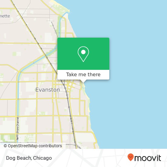 Mapa de Dog Beach
