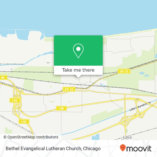 Bethel Evangelical Lutheran Church map