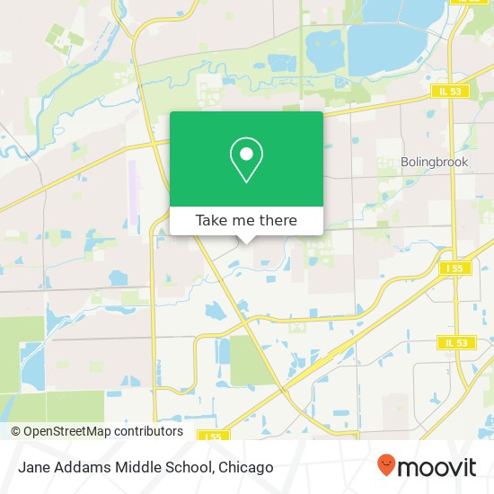 Jane Addams Middle School map