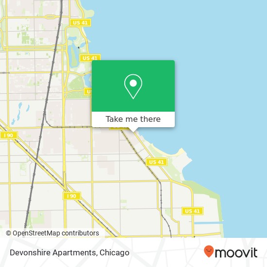 Devonshire Apartments map