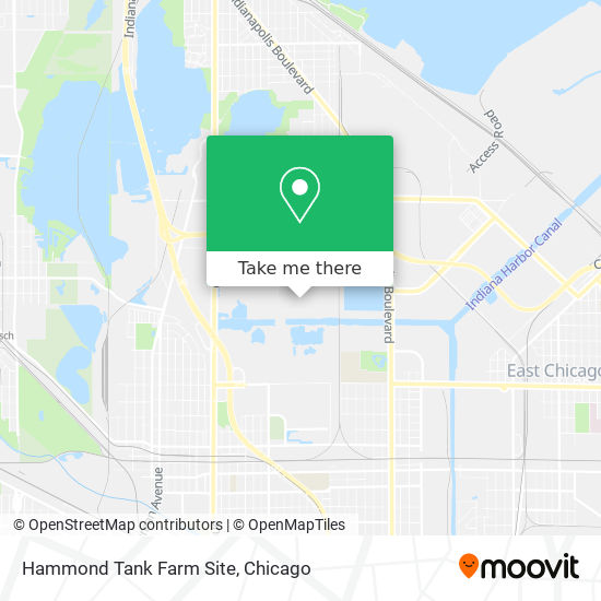 Hammond Tank Farm Site map