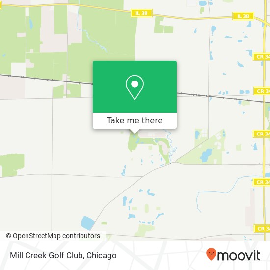 Mill Creek Golf Club map