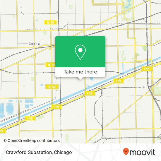 Crawford Substation map