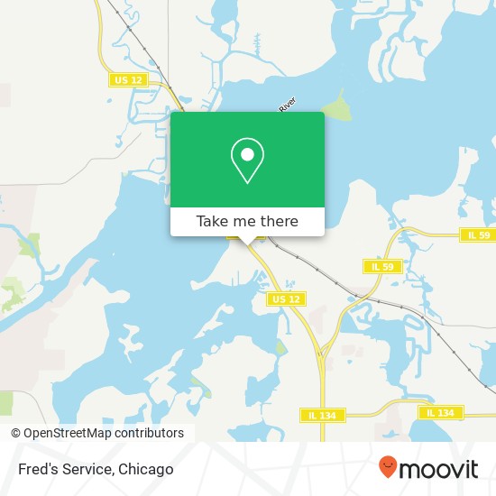 Mapa de Fred's Service