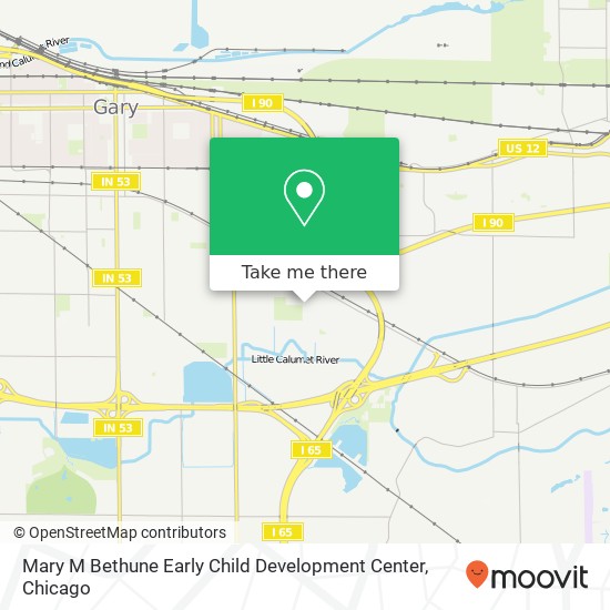 Mary M Bethune Early Child Development Center map