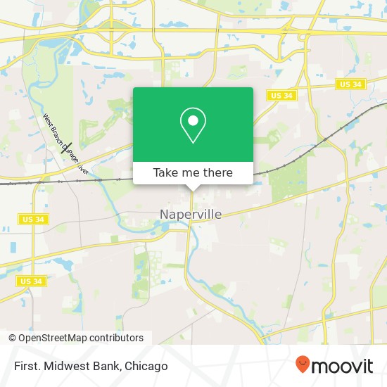 Mapa de First. Midwest Bank