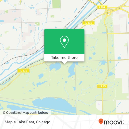 Maple Lake-East map