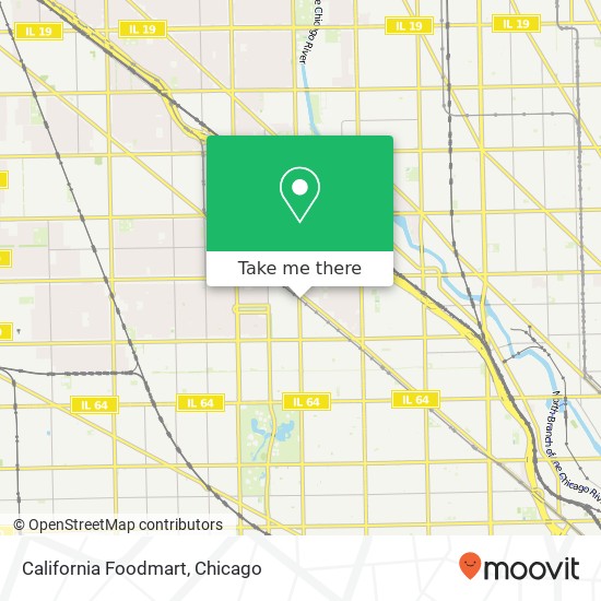 California Foodmart map
