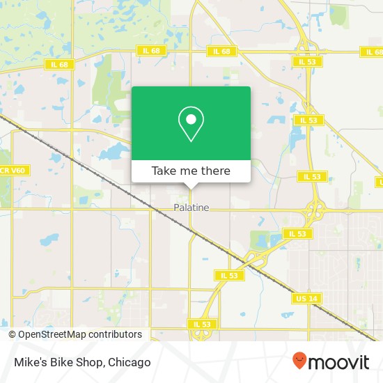 Mapa de Mike's Bike Shop