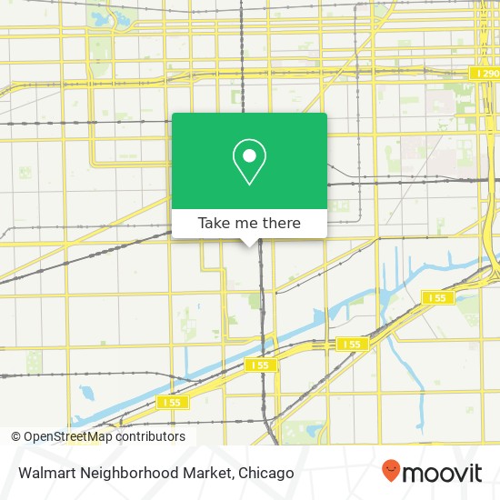 Mapa de Walmart Neighborhood Market