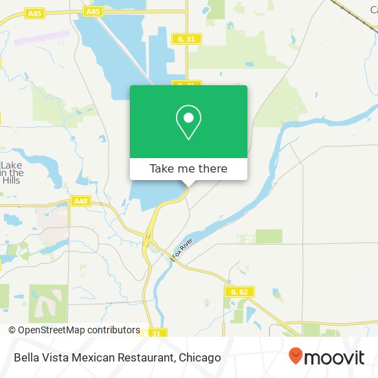 Bella Vista Mexican Restaurant map