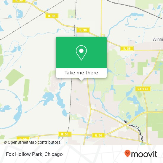 Fox Hollow Park map