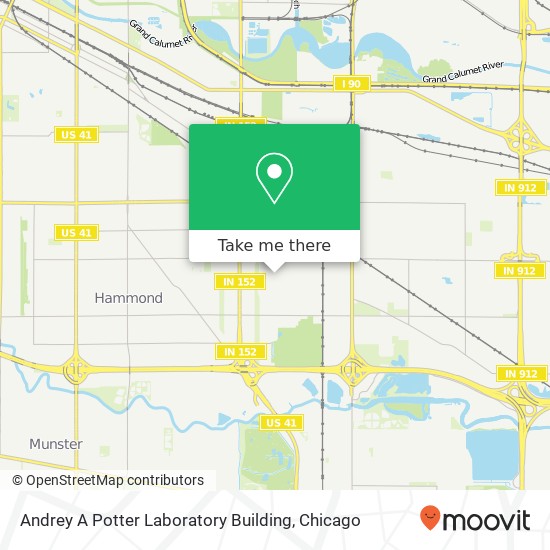 Mapa de Andrey A Potter Laboratory Building