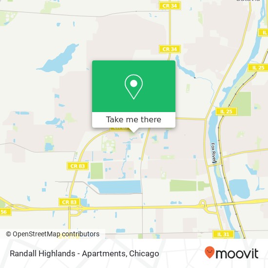 Randall Highlands - Apartments map