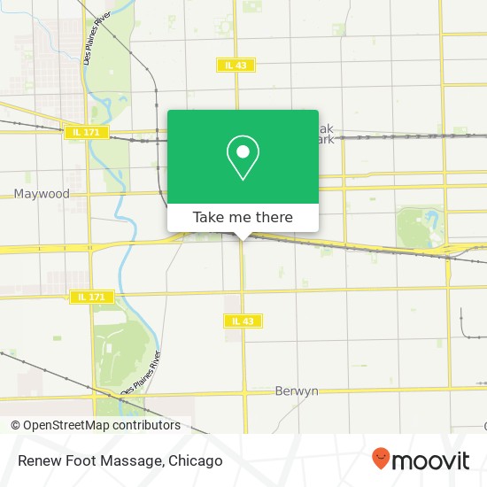 Renew Foot Massage map