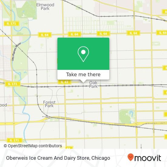 Oberweis Ice Cream And Dairy Store map