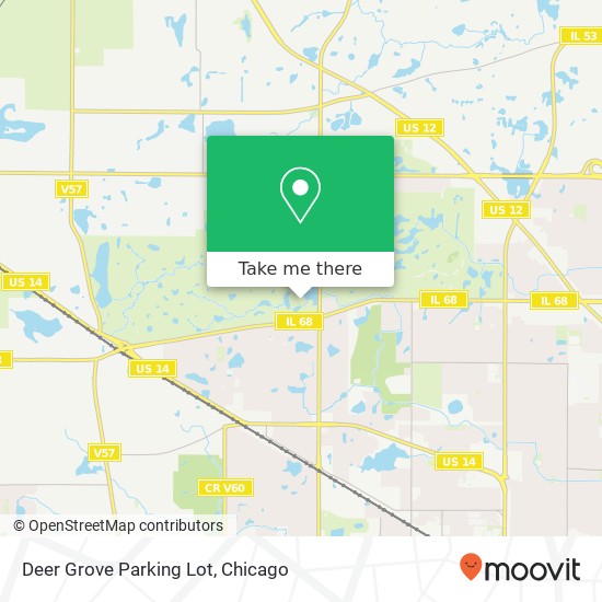 Deer Grove Parking Lot map