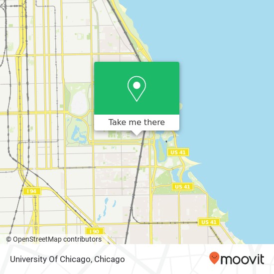 University Of Chicago map