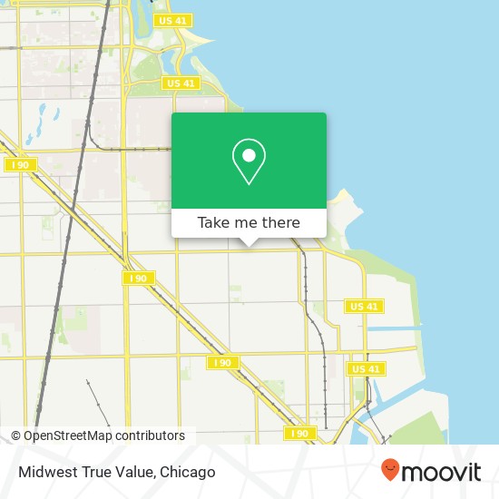 Mapa de Midwest True Value