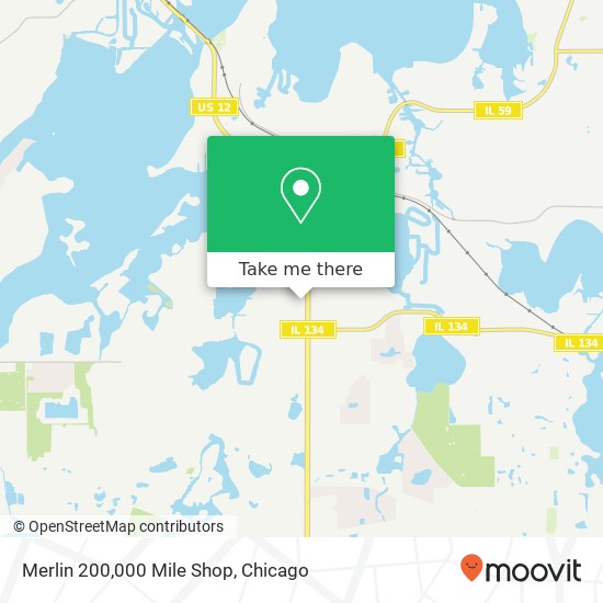 Merlin 200,000 Mile Shop map