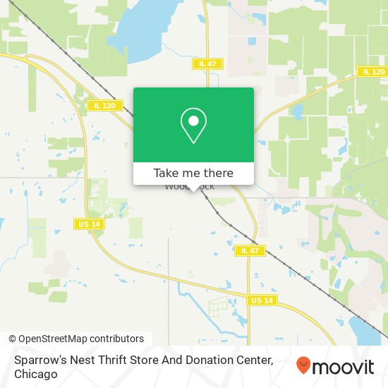Sparrow's Nest Thrift Store And Donation Center map