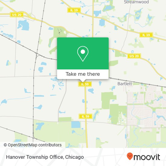 Mapa de Hanover Township Office