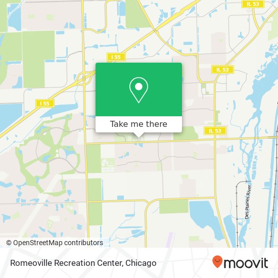 Mapa de Romeoville Recreation Center