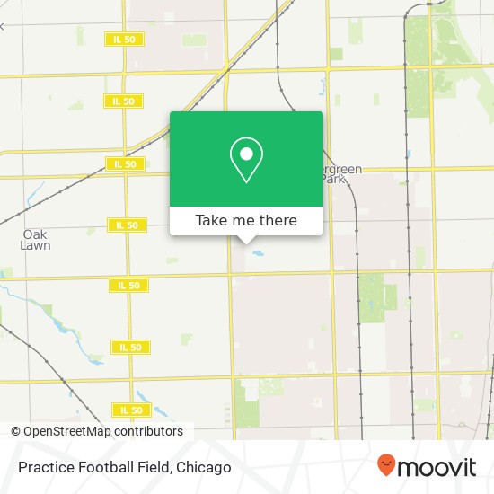 Practice Football Field map