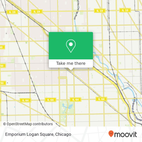 Mapa de Emporium Logan Square