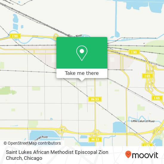 Mapa de Saint Lukes African Methodist Episcopal Zion Church