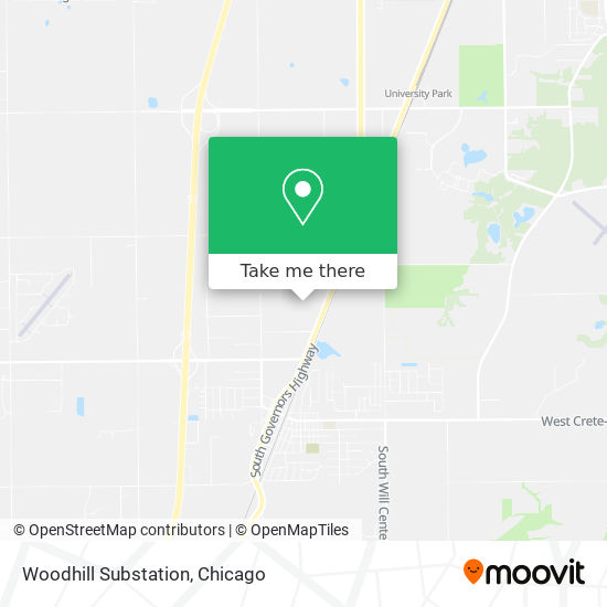 Woodhill Substation map