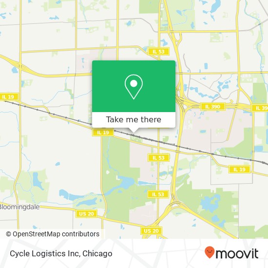 Cycle Logistics Inc map