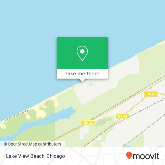 Lake View Beach map