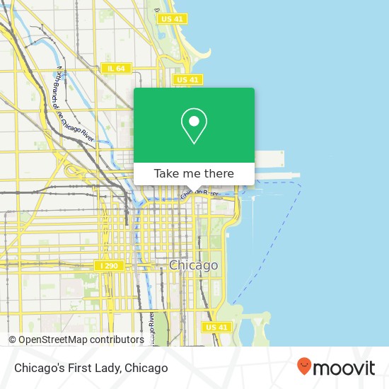 Chicago's First Lady map