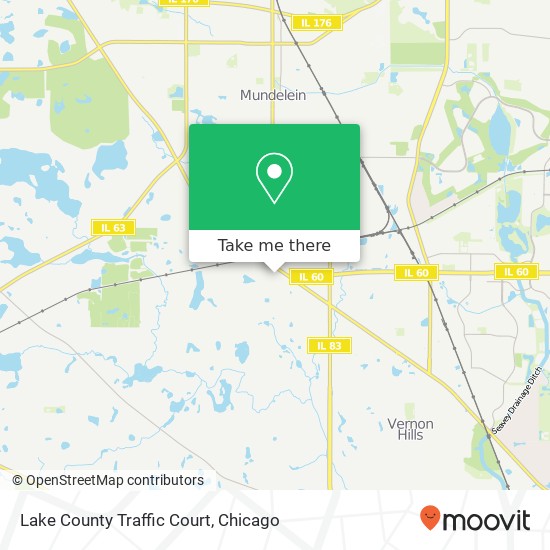 Mapa de Lake County Traffic Court