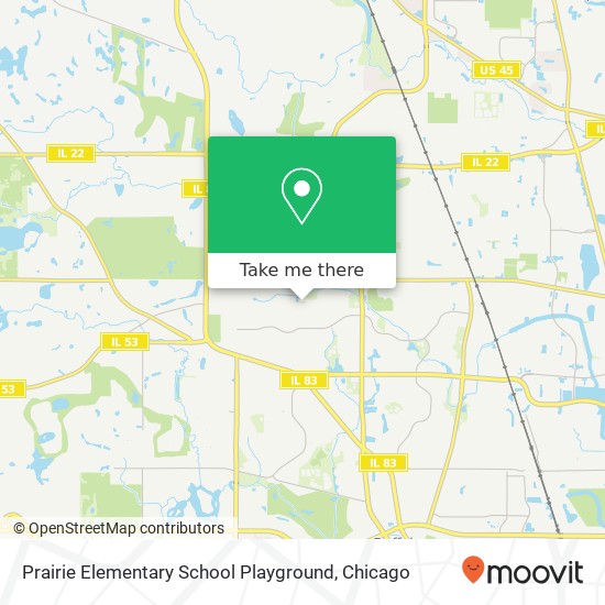 Mapa de Prairie Elementary School Playground